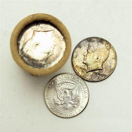 Roll of 1964 Kennedy Half Dollars (1 of 2)