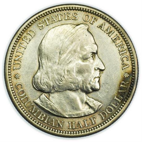 1893 Columbian Exposition Commemorative Half Dollar (1 of 2)