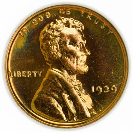 1939 Proof Lincoln Wheat Cent NGC PF-65 RD (1 of 3)