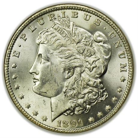 1891 Morgan Dollar PCI MS-63 (1 of 3)