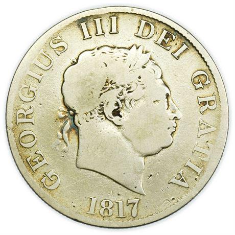 GREAT BRITAIN. KM#667 1817 Half Crown (1 of 2)