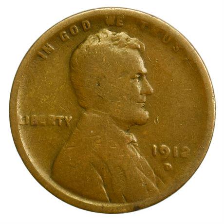 1912-D Lincoln Wheat Cent (1 of 2)