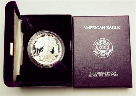 1987-S Proof American Silver Eagle (1 of 3)