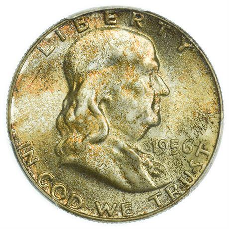 1956 Franklin Half Dollar PCGS MS-66 (1 of 4)