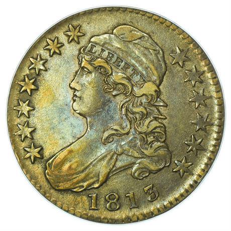 1813 Capped Bust Half Dollar ANACS EF-40 (1 of 3)