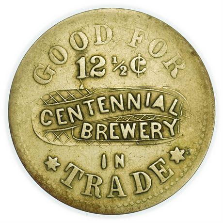 1876 Centennial Brewing Token (1 of 2)