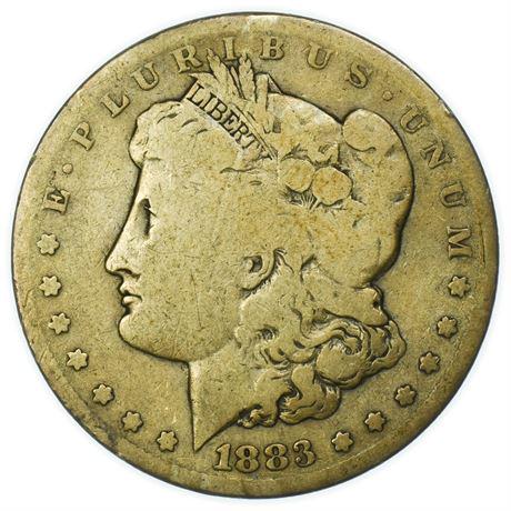1883-CC Morgan Dollar: 1883-CC Morgan Dollar Estimate: $125