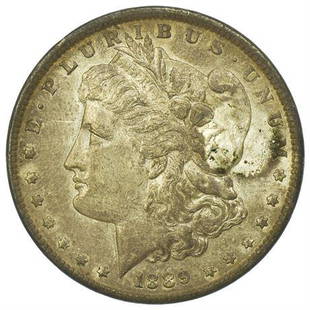1889 Morgan Dollar: 1889 Morgan DollarEstimate: $60