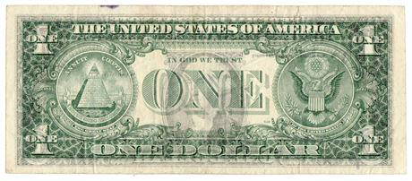 Fr.1921-D $1 Federal Reserve Note Offset Printing Error: Fr.1921-D $1 Federal Reserve Note Offset Printing ErrorEstimate: $250