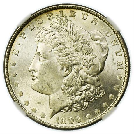 1896 Morgan Dollar NGC MS-62 (1 of 3)