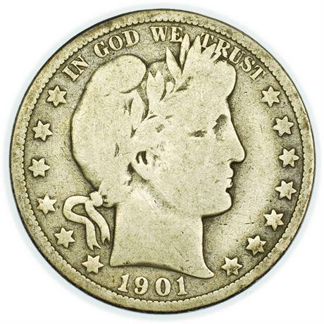 1901-O Barber Half Dollar (1 of 2)