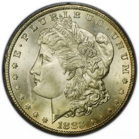 1883-CC Morgan Dollar GSA Hoard PCGS MS-66+ (1 of 3)