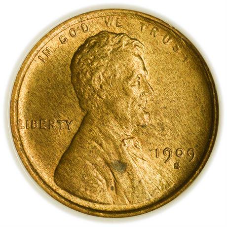 1909-S Lincoln Wheat Cent NGC MS-64 RB (1 of 3)
