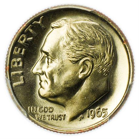1965 SMS Roosevelt Dime PCGS SP-66 (1 of 2)