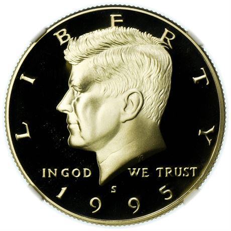 1995-S Clad Kennedy Half Dollar NGC PF-70 UCAM (1 of 3)