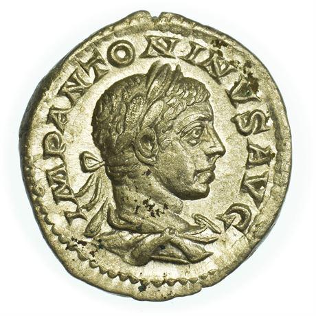 Ancient Roman Empire 98-117 AD Elagabalus Denarius (1 of 2)