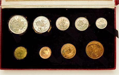 Great Britain Proof Set 1950 9 Piece Set in OGP (1 of 2)