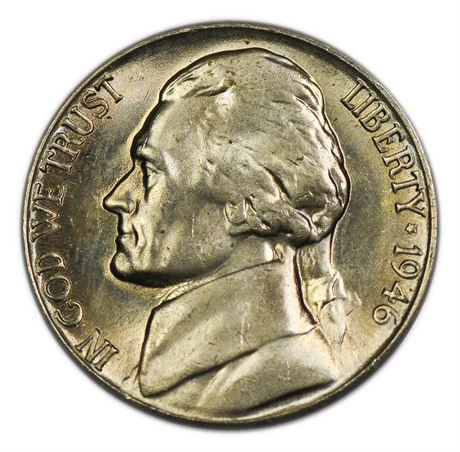 1946-S Jefferson Nickel UNC FS (1 of 2)