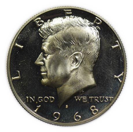 1968-S Proof Kennedy Half Dollar Cameo (1 of 2)