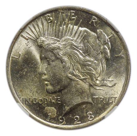 1923 Peace Dollar NGC MS-62 #6079562-026 (1 of 3)