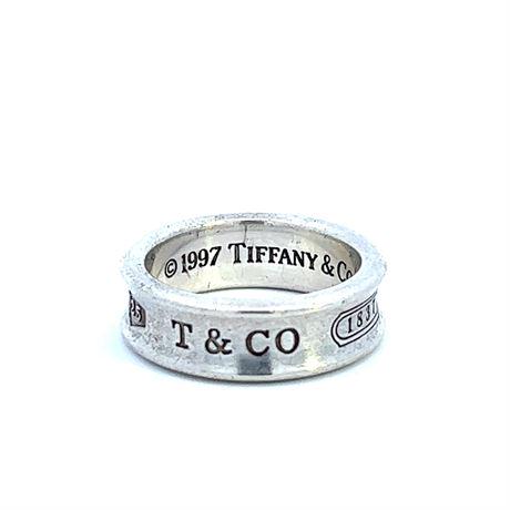 Estate Tiffany & Co. Sterling Silver Ring Size 7 1/2 (1 of 4)