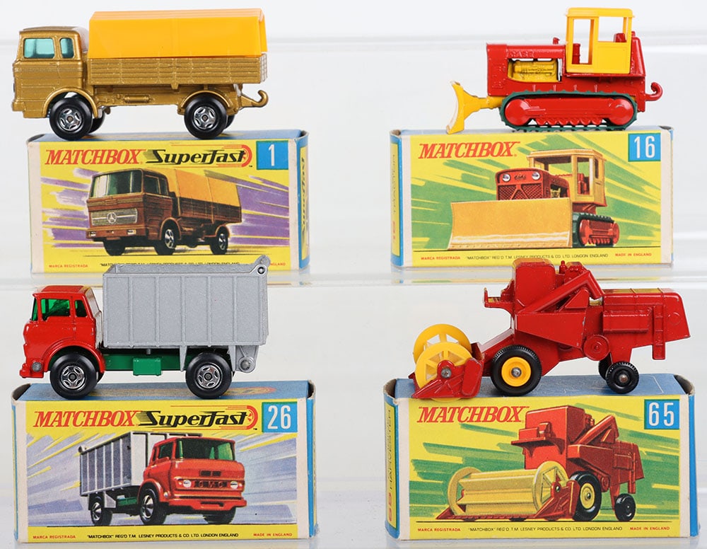 Four Boxed Matchbox Lesney Superfast Commercial Models (1 of 3)
