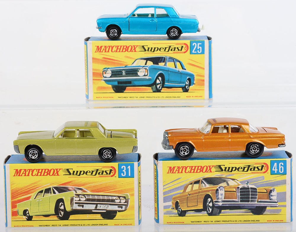 Three Boxed Matchbox Lesney Superfast Models (1 of 4)