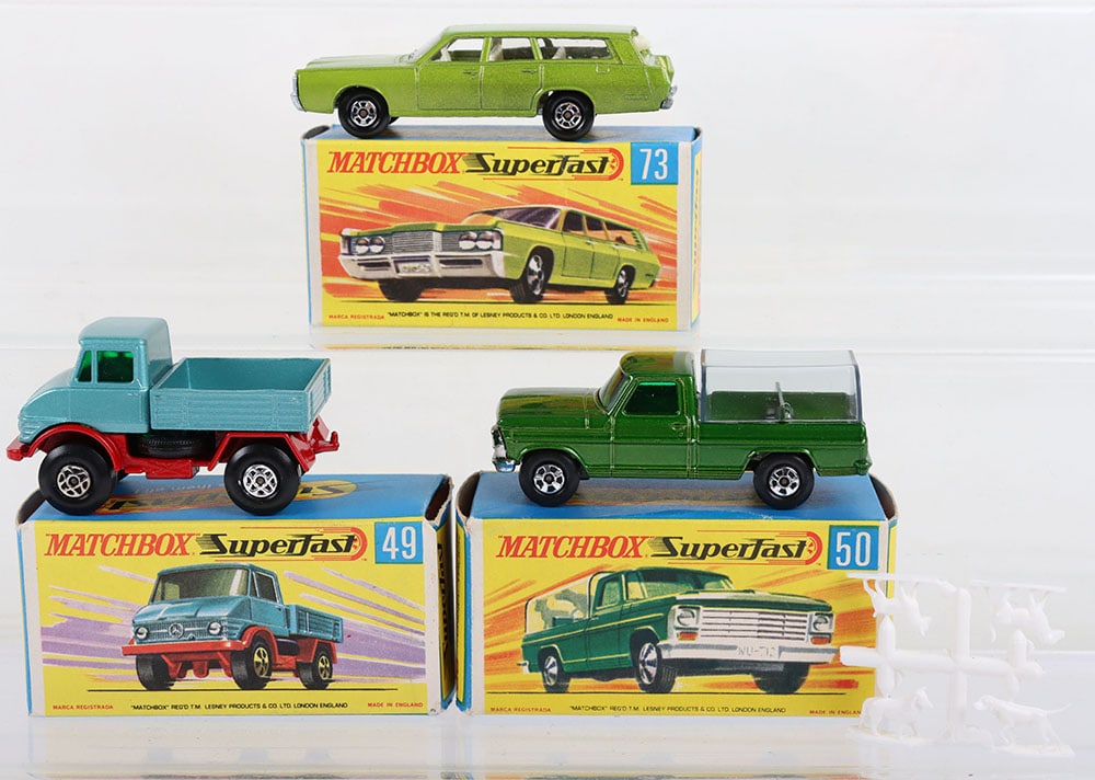 Three Boxed Matchbox Lesney Superfast Models (1 of 2)