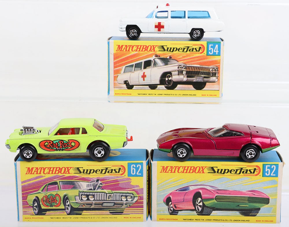 Three Boxed Matchbox Lesney Superfast Models (1 of 2)
