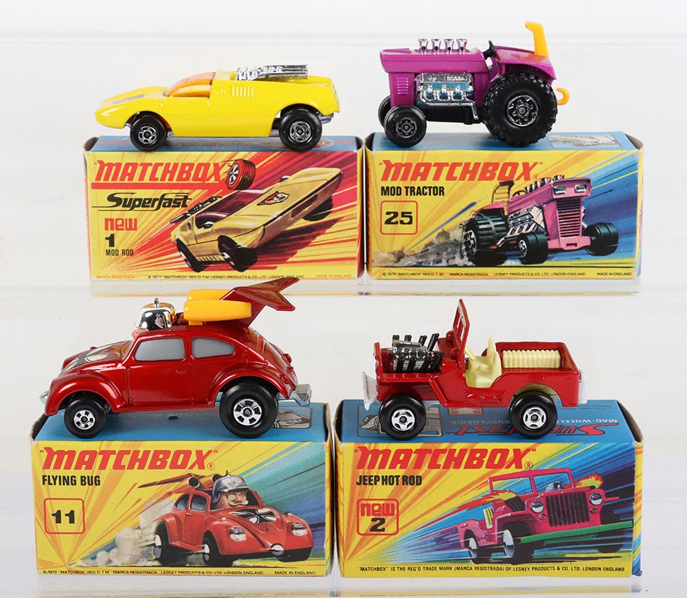 Four Boxed Matchbox Lesney Superfast Models (1 of 2)