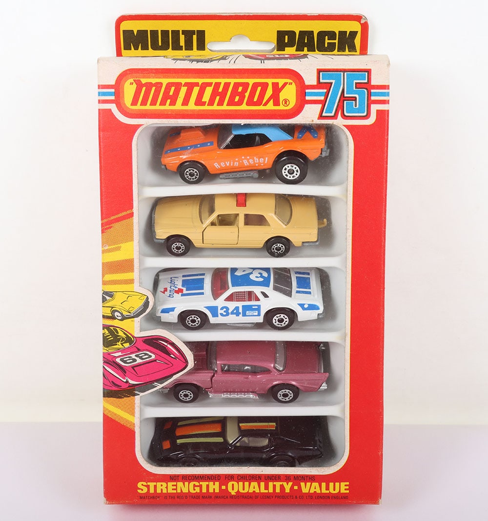 Matchbox 75 Lesney Superfast Multi Pack set, Matchbox Lesney Multi Pack Superfast MP-1 set (1 of 7)