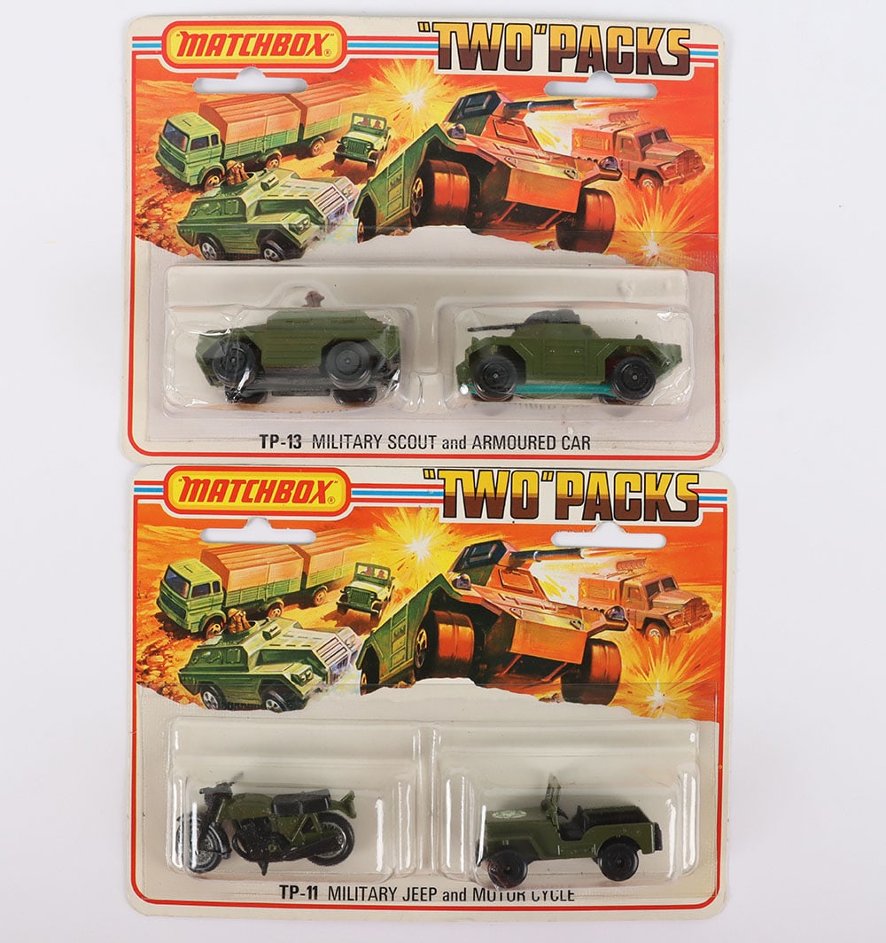 Two Matchbox Lesney  Two Packs Military Sets (1 of 2)