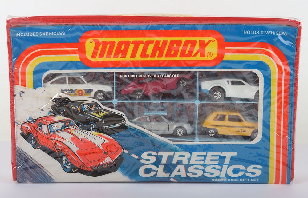 Matchbox Superfast USA issue Street Classics Carry Case Gift Set, 5 Vehicles Included (1 of 4)