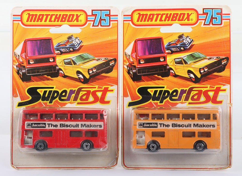 Two Matchbox Lesney Superfast MB-17 London Bus Boxed Models (1 of 8)