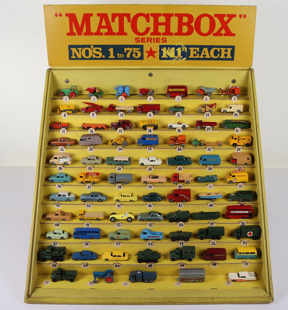 Scarce Matchbox Series Regular Wheels UK Issue Shop Retailers Display Stand (1 of 10)