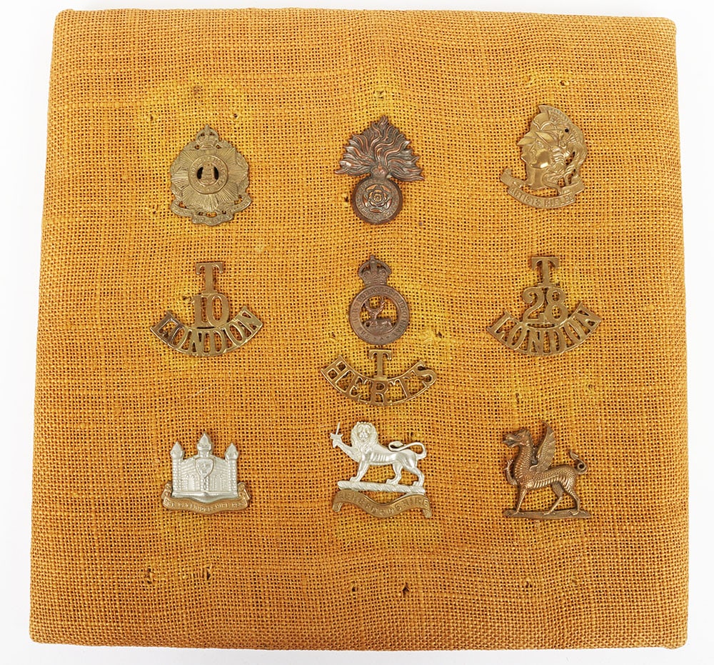 Selection of British Military badges and shoulder titles (1 of 3)