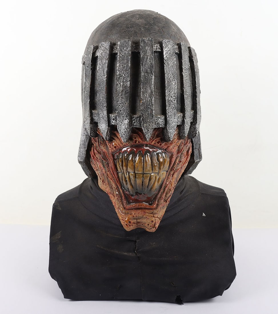 Judge Death Latex Rubber Head: Judge Death Latex Rubber Head ,created by Martin Astles Approx. size 44cms high, 28cms wide. Provenance: Martin Astles a special effects artist, who originally lived in Ashford Kent, this has been con