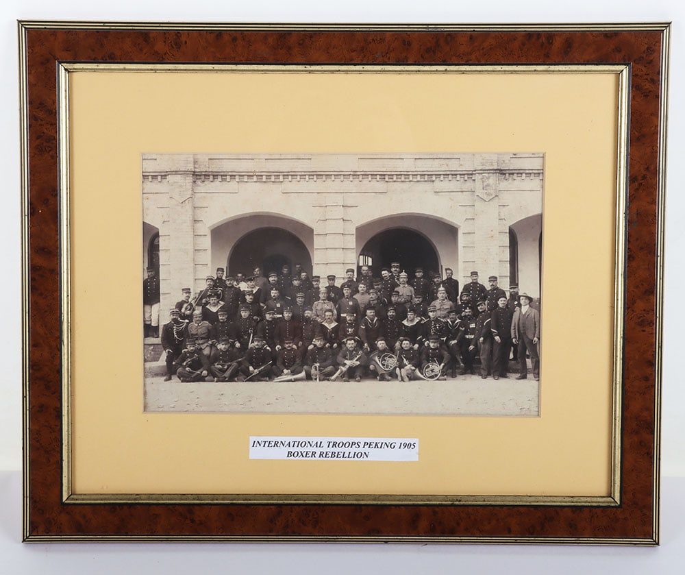 Interesting Photograph of International Troops Peking (China) 1905 (1 of 5)