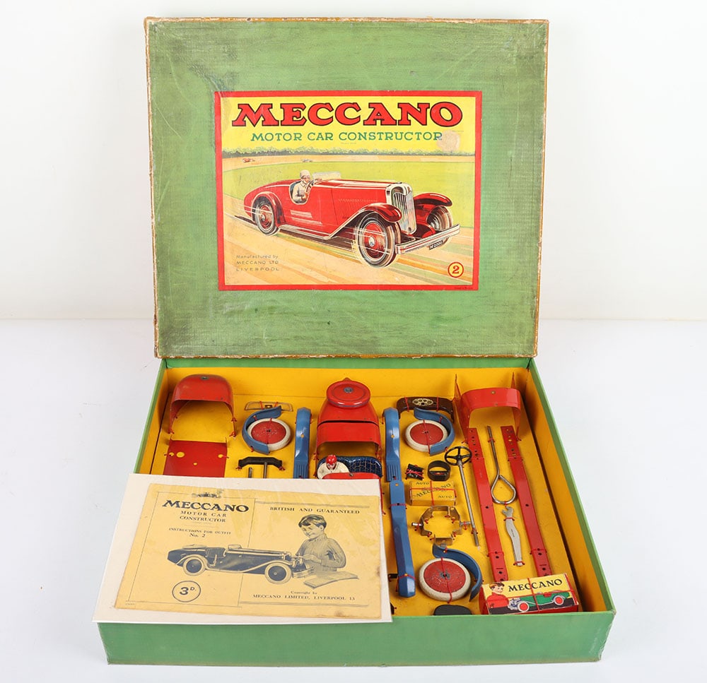Boxed Meccano No.2 Motor Car constructors outfit (1 of 5)
