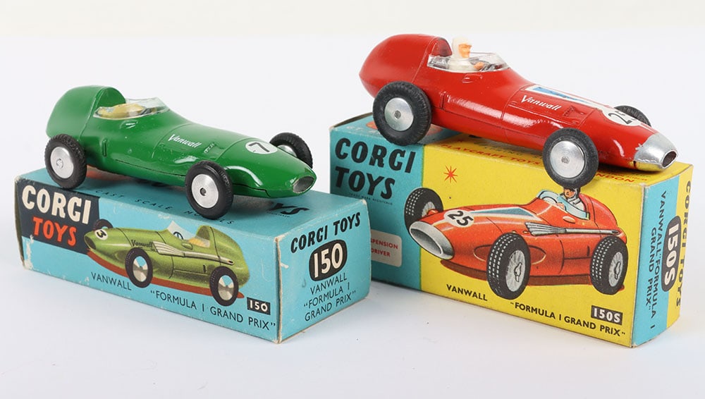 Two Vintage  Boxed Corgi Toys Racing Cars (1 of 5)