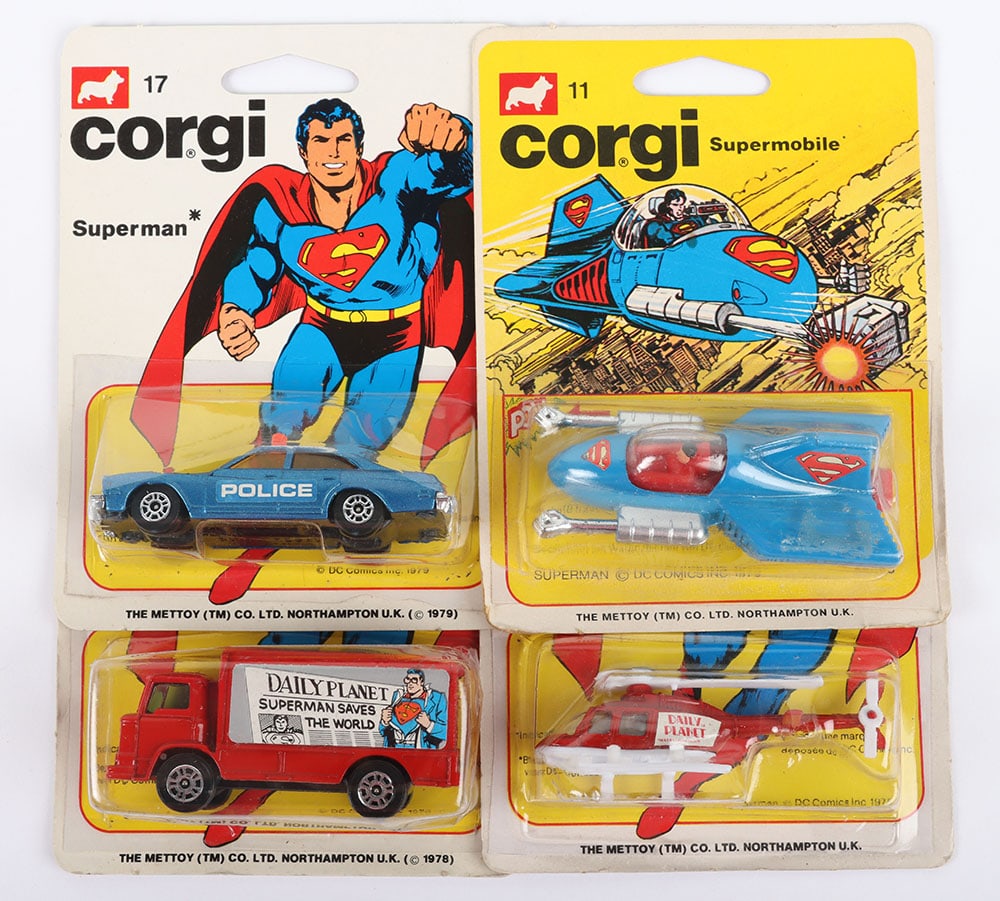 Four Carded Corgi Juniors Superman Models (1 of 5)