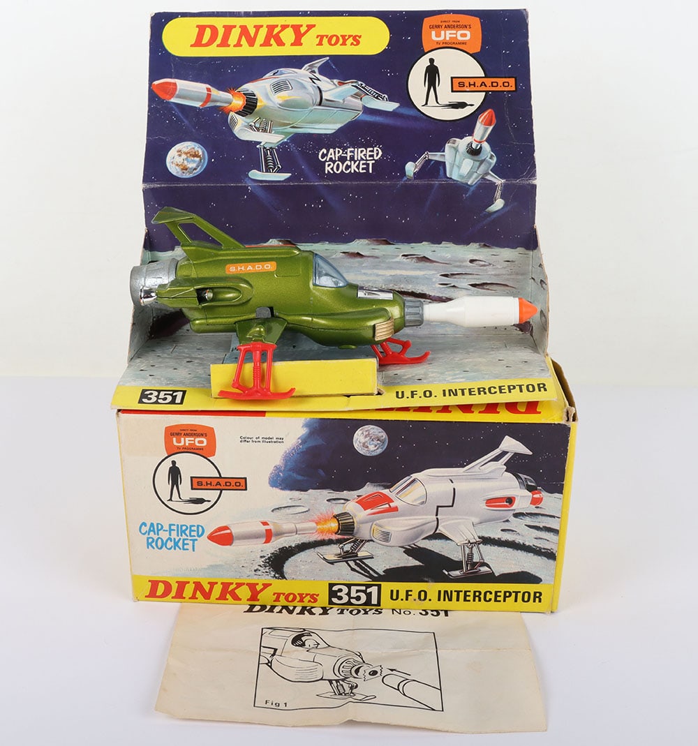 Dinky Toys 351 U.F.O. Interceptor 1st edition from Gerry Andersons UFO Tv programme S.H.A.D.O. (1 of 8)