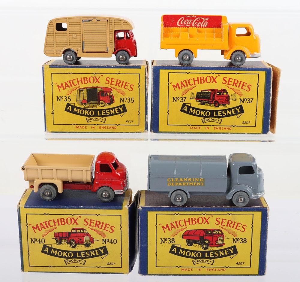 Four Matchbox  Moko Lesney Commercial Regular Wheels Models (1 of 3)