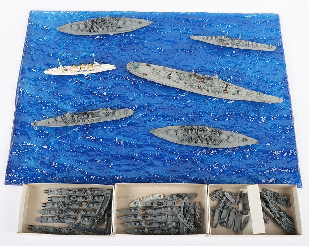 A Quantity of Waterline Navy Model Ships (1 of 3)