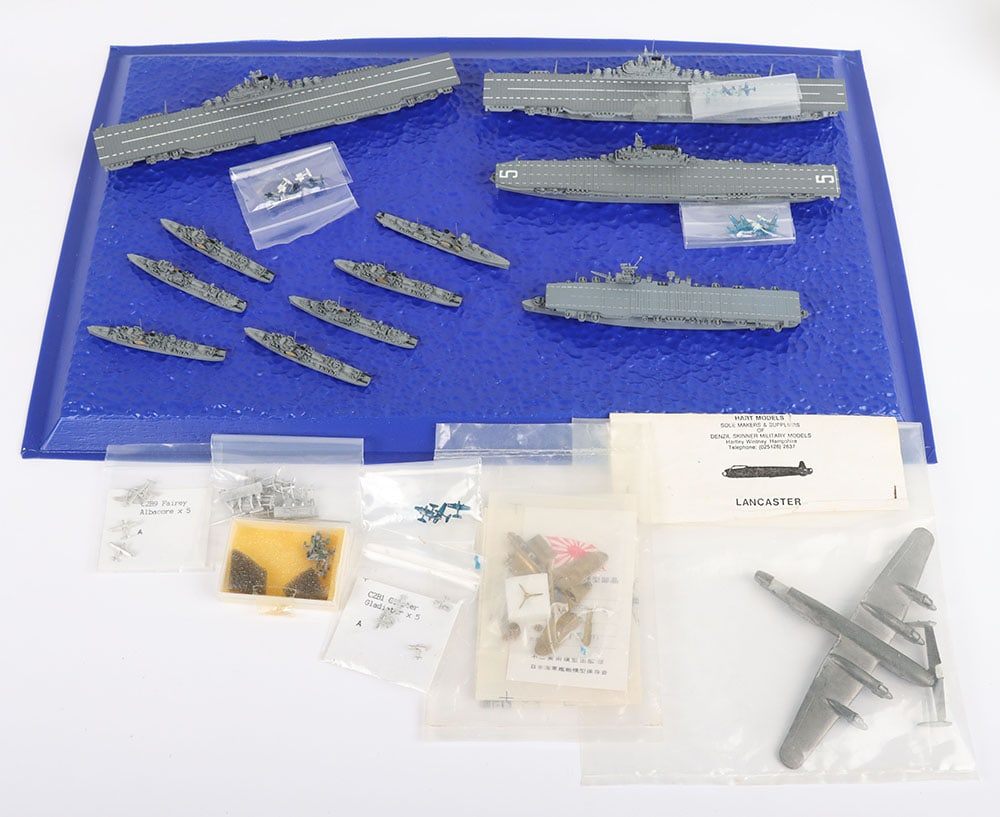 A Quantity of Waterline Navy Model Aircraft Carriers (1 of 3)