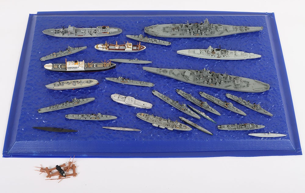 A Quantity of Waterline Navy Model Ships (1 of 2)