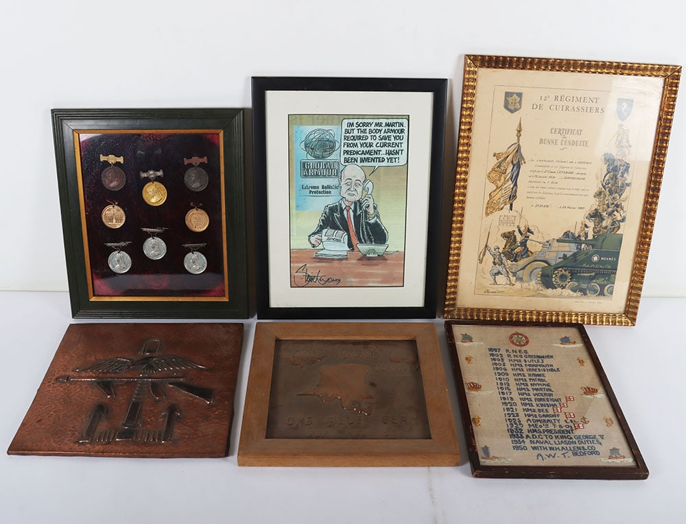 Military Plaques and Pictures (1 of 6)