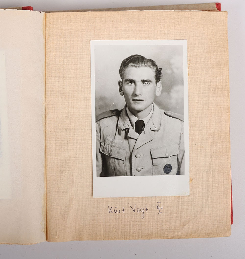 WW2 German Photo album to Eduard Kappl, taken POW from 1944 Division “Hermann Göring̶ (1 of 18)