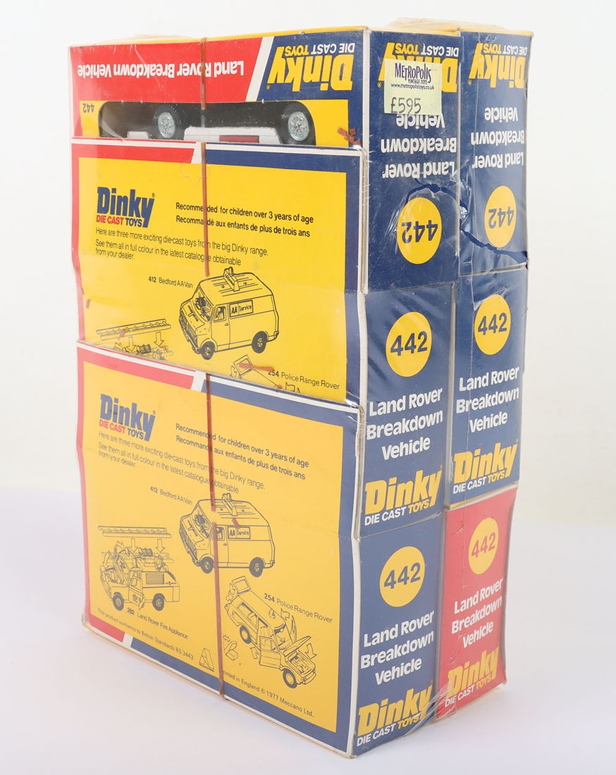 Dinky Toys Trade Pack of six 442 Land Rover Breakdown Vehicles (1 of 5)