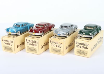 Four Brooklin Models 1/43 scale model, (1 of 2)